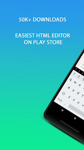 Android application Easy HTML - HTML, JS, CSS edit screenshort