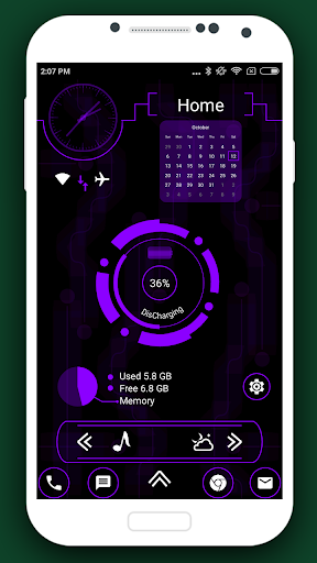 Screenshot of Hi-tech newest launcher