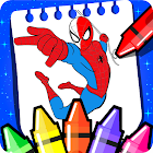 spider super heroes coloring game of woman 15.0
