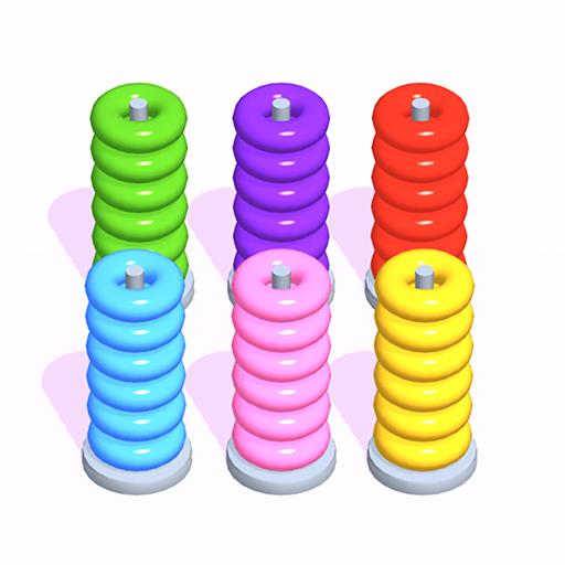 Hoop Stack - Color Puzzle Game  Icon