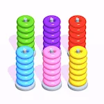 Cover Image of Download Hoop Stack - Color Puzzle Game  APK