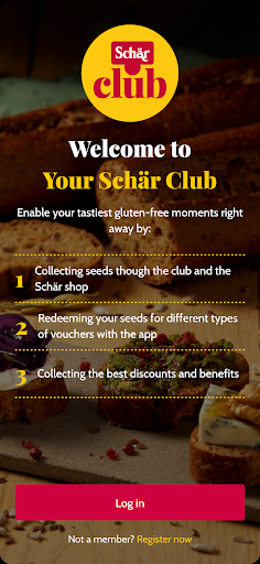 Android application Schär Club Loyalty screenshort