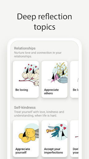Reflect - guided daily journal Screen 3