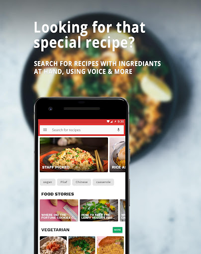 Screenshot of Rice Recipes App
