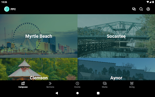 Screenshot of Palmetto Pointe Church