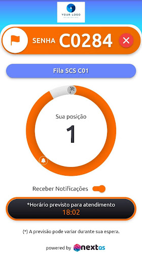 Android application NextQS - Evite Filas! screenshort