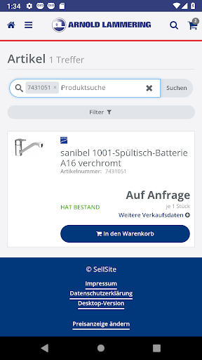 Profiportal Lammering Screen 3