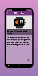 Haylou GST smart watch Guide
