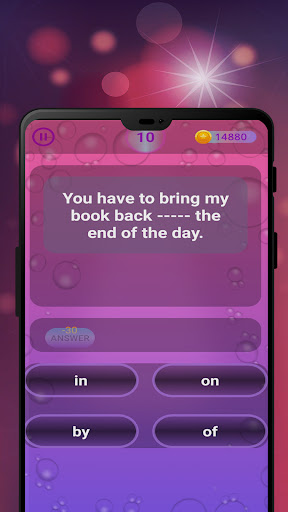 Prepositions Game Screen 3