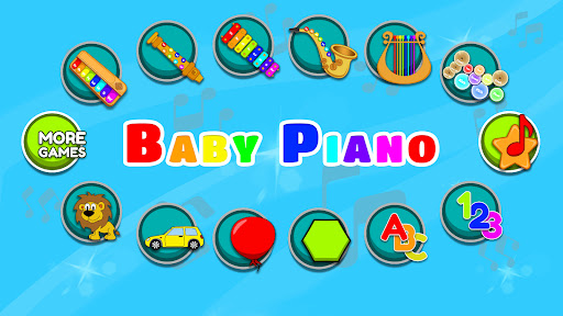 Android application Baby piano screenshort