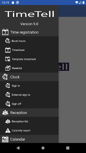 Android application TimeTell 9 screenshort