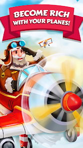 Merge Planes Idle Tycoon APK v1.2.44 MOD Unlimited Money Gallery 8