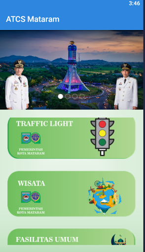 Android application ATCS MATARAM screenshort