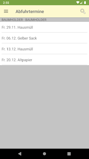 Abfallapp Landkreis Birkenfeld Screen 3