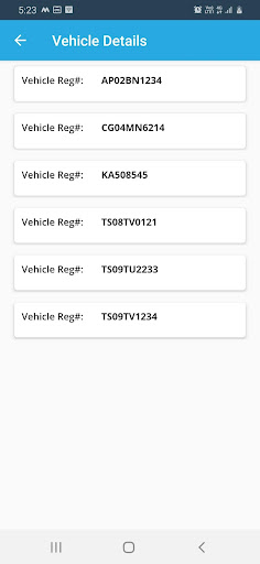 TransportERP Driver Screen 3