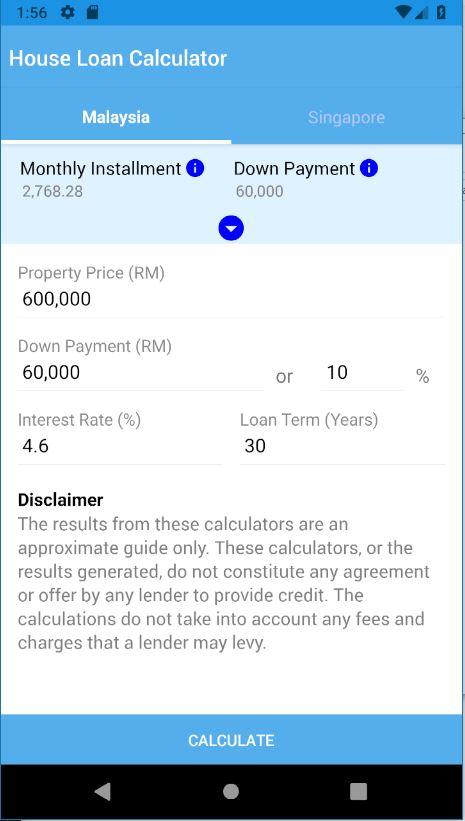 Malaysia House Loan Calculator - How To Calculate Flat Rate Interest And Reducing Balance Rate - Generate principal, interest and balance loan repayment table, by year.