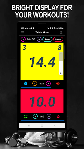 Android application Interval Timer: Tabata Timer screenshort
