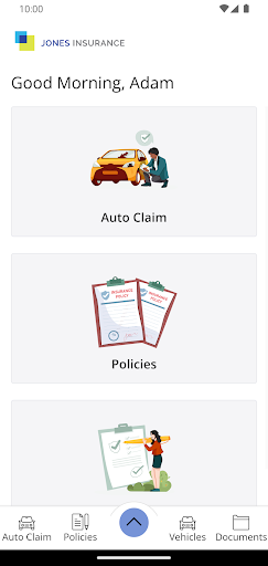Jones Insurance App Screen 2