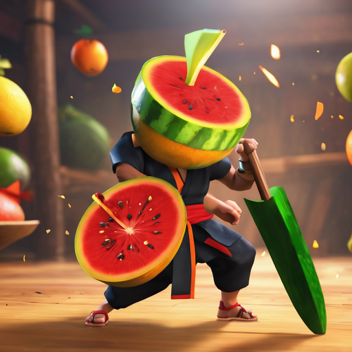Fruit Slash Ninja logo