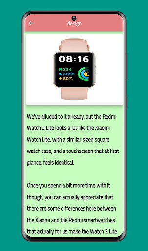 Redmi Watch 2 lite guide Screen 2