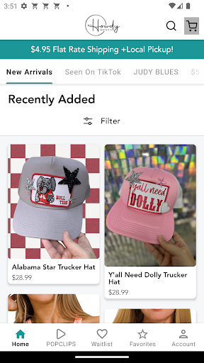 Android application HOWDY HONEY screenshort