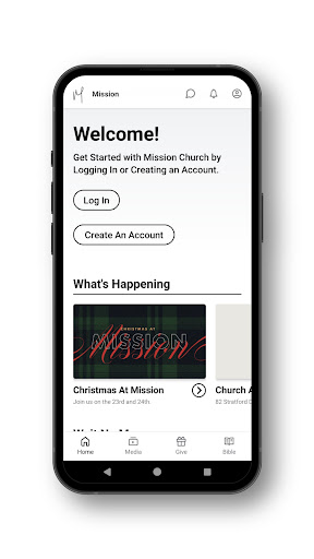 Android application WeAreMission screenshort