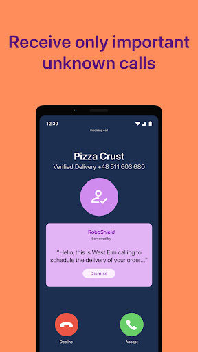 Screenshot of Robo Shield Spam Call Blocker