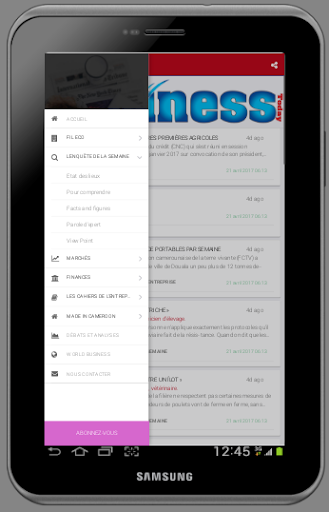 CAMEROON BUSINESS TODAY Screen 2