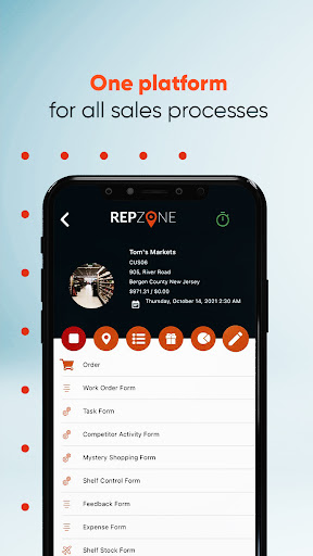 Android application Repzone screenshort