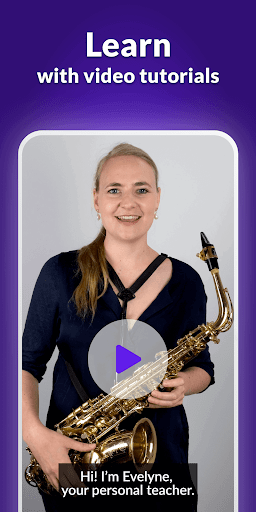Screenshot of Saxophone Lessons - tonestro