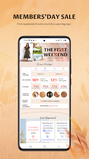 Rosewe-Online Shopping Screen 3