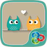 Sweet Owls - GO Launcher Theme icon