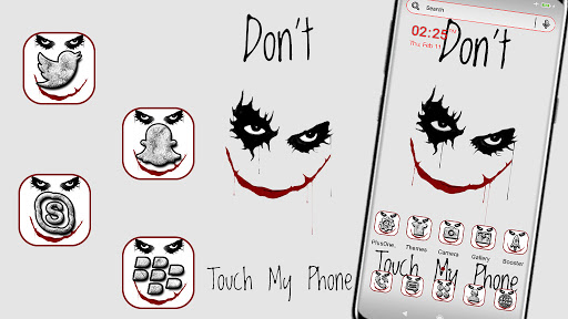 Android application Don't Touch My Phone Theme screenshort