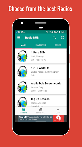 Android application Dub Music Radio screenshort