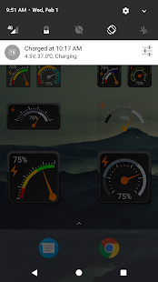 Gauge Battery Widget Screenshot