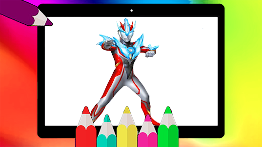 Ultraman coloring book