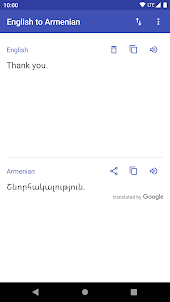 Armenian to English Translator