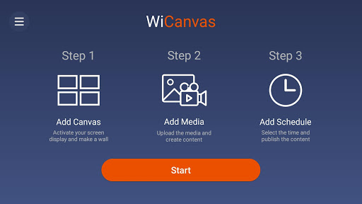 Android application WiCanvas123 screenshort