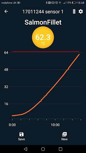 Android application ThermaQ screenshort