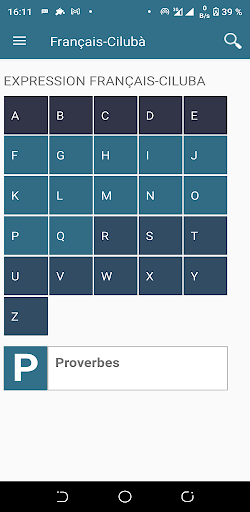 Dictionnaire Français-Cilubà Screen 2