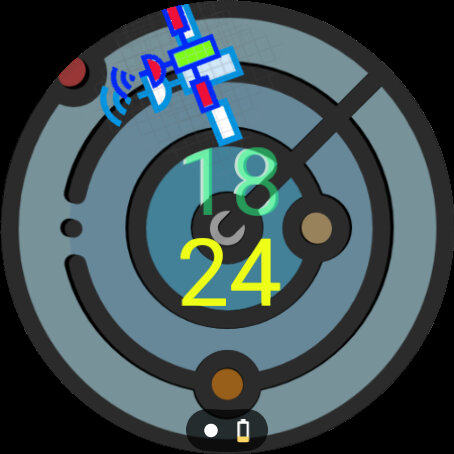 Outer space animated watchface Screen 2