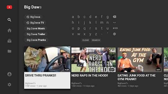YouTube for Android TV 2