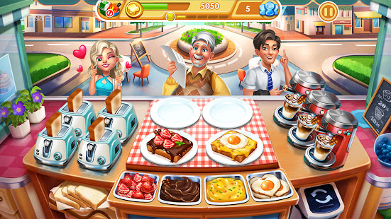 Cooking City: jeux de cuisine de chef de cuisine frénétiques