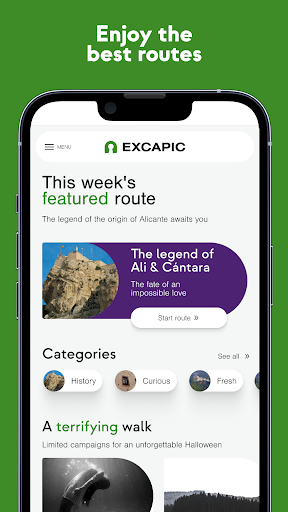 Android application Excapic screenshort