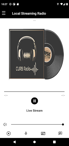Android application curbradio screenshort