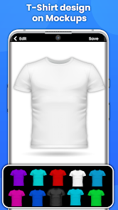 Captura de Pantalla 10 Diseño  camiseta personalizada android