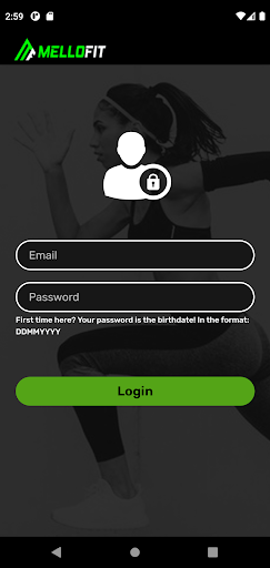 Android application MelloFit screenshort
