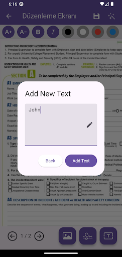 Document Maker Screen 3