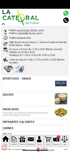 Android application La Catedral del Fútbol screenshort