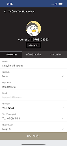 TTG CRM Screen 2
